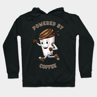 Powered by coffee, coffee lovers Hoodie